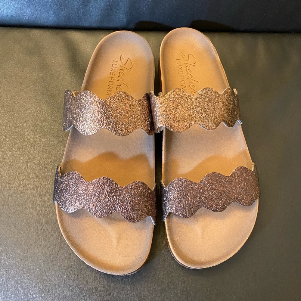 SKECHERS Copper Color Sandals (NWOT) - Picture 5 of 8